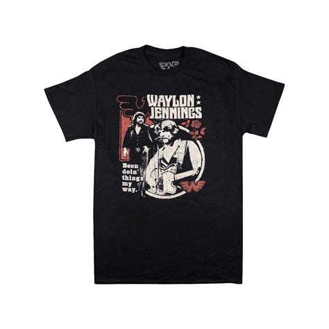 Waylon Jennings T Shirts, Collectibles and Accessories– Waylon Jennings ...