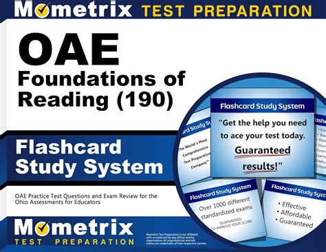 Buy Oae Foundations of Reading 190 Flashcard Study System: Oae Practice ...