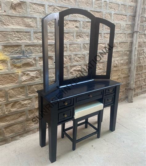 Modern Wooden Dressing table with Mirror Frame & stool ! - Furniture ...