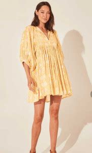 RRRYARN Women Fit and Flare Yellow Above Knee/Mid Thigh Length Dress ...