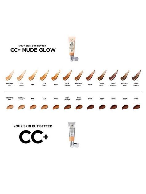IT Cosmetics Your Skin But Better CC+ Nude Glow with SPF 40, Deep Bronze