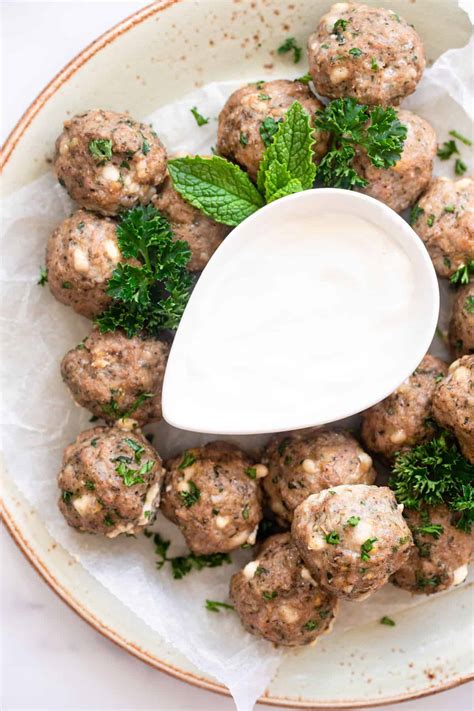 Greek Turkey Meatballs with Feta | Food Faith Fitness