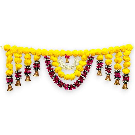 40 Inch Marigold Toran Door Hanging Garland | Festive Home Décor ...