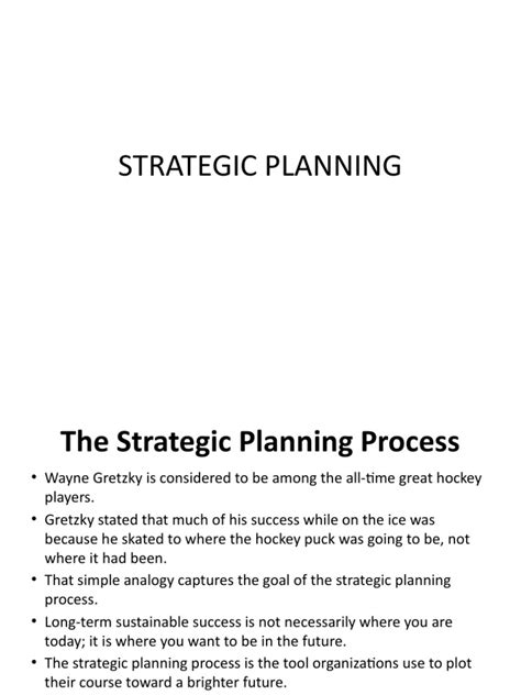 Strateglc Planning Process 的图像结果