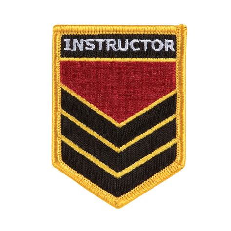 Instructor Shoulder Patch - Instructor | Patches From Century Martial Arts