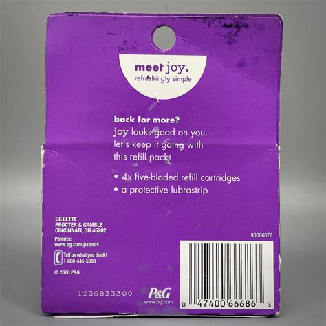 New Joy The Refills Blade Refill Cartridges 2 PACK x 4 Cartridges ...