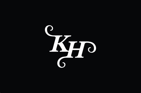 Monogram KH Logo V2 Graphic by Greenlines Studios · Creative Fabrica