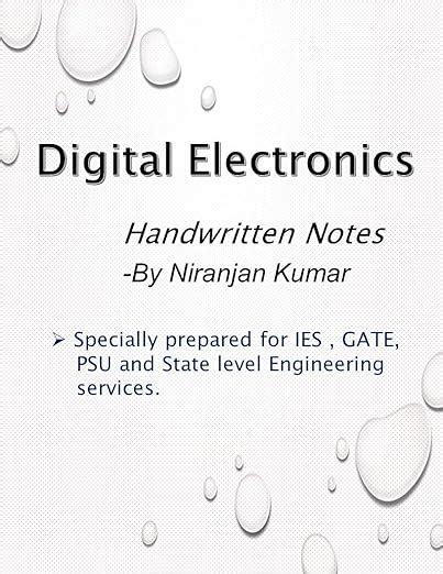 Digital Electronics Handwritten Notes eBook : Kumar, Niranjan: Amazon ...