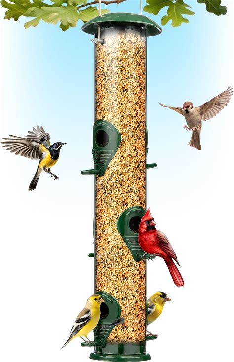 Amazon.com : Perky-Pet 7103-2 Copper Finish Triple Tube Bird Feeder ...