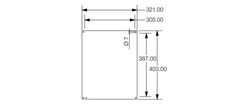 Mounting plate (Housing) | KTB MOPL 4538 S2N | 1193860000
