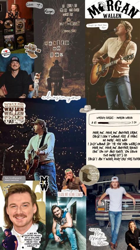 Morgan Wallen Collage Wallpapers - Wallpaper Cave