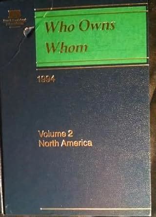 Buy Who Owns Whom: North American Edition Book Online at Low Prices in ...
