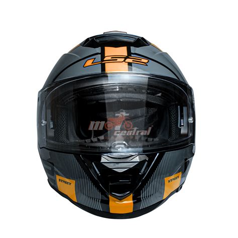 LS2 FF800 Storm II Epic Black Orange Gloss Helmet (D Ring)– Moto Central