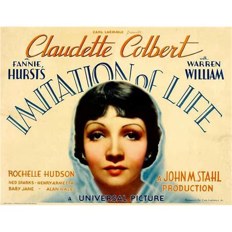 Imitation Of Life Claudette Colbert 1934. Movie Poster Masterprint (14 ...