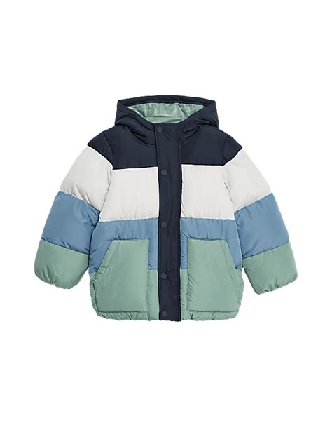 Buy Stormwear™ Padded Colour Block Coat (2-8 Yrs) at Marks & Spencer
