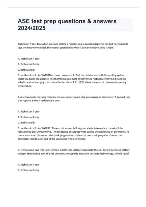 ASE Test Questions 的图像结果