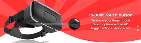 Irusu Monster VR Headset with 40MM HD Lens and in Built Touch Button ...
