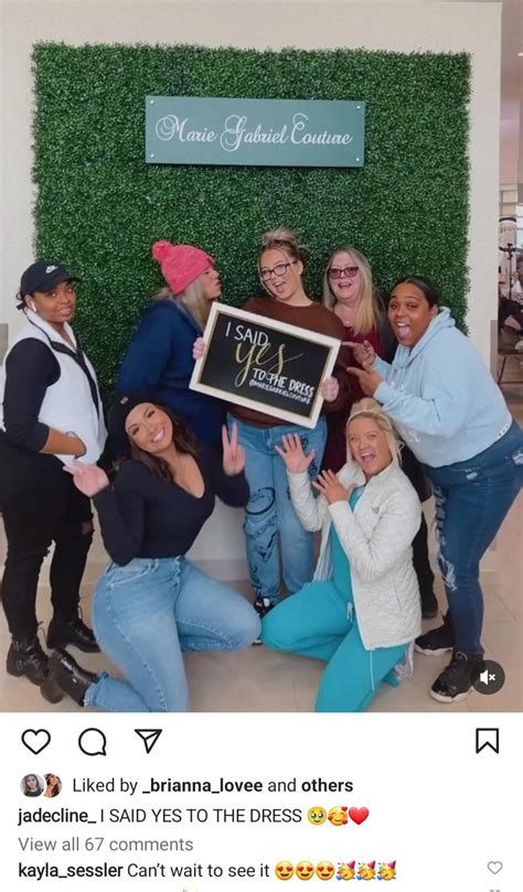 Jade said yes to the dress. She and Bri are having fun filming in IN. Both have Jenelle breakup ...