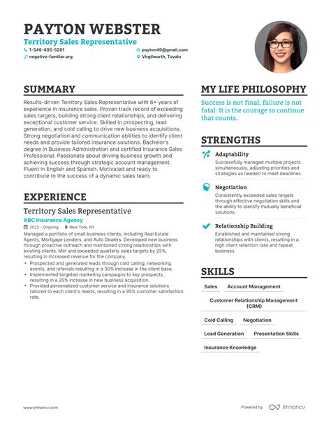 3 Successful Territory Sales Representative Resume Examples And Writing Tips for 2024