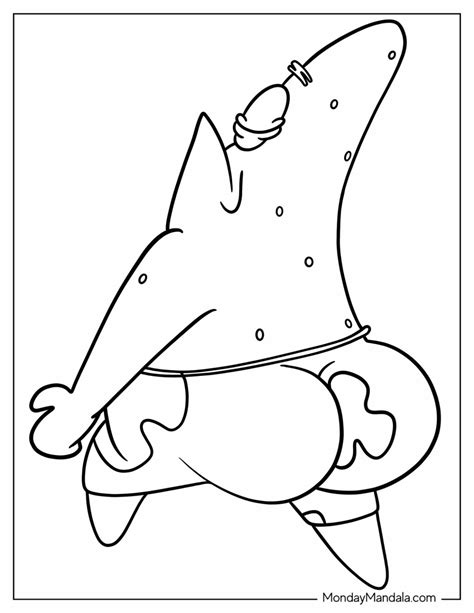 22 Patrick Star Coloring Pages (Free PDF Printables)