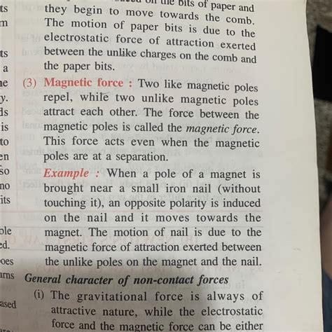 distinguished between gravitional force and magnetic force - Brainly.in