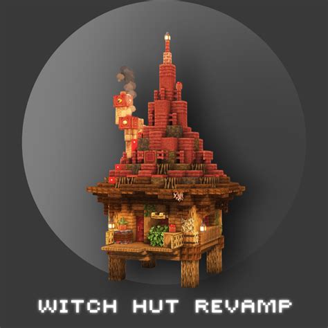 Minecraft - Witch Hut Revamp | Minecraft designs, Minecraft shops ...