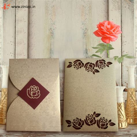 ZINIA JC : Spring-Summer Themed Laser Cut Invitation Design For ...