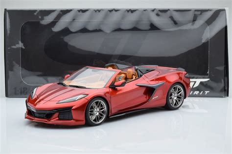 Chevrolet Corvette C8 Z06 Cabrio Red Mist GT Spirit 1/18 - New 2022 Model