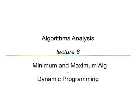 Image result for Dynamic Programming MIT Lecture