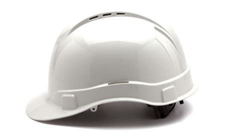 Ridgeline Cap Style Vented Hard Hats - With 4 Point Ratchet Suspension