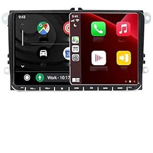 SCUMAXCON 9" Car Stereo Radio Wireless Carplay Android auto Android 11 ...