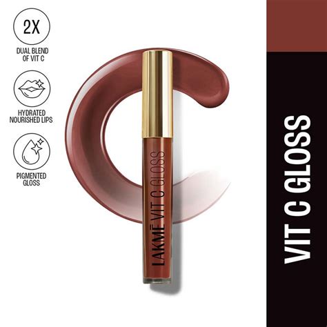 Buy Lakme Superglow Glass Finish Lip Gloss oil with Vitamin C Online