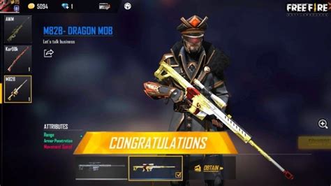 Top 5 Best Looking M82B Skins In Free Fire 2022