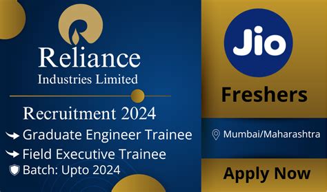 NEW JOBS UPDATES: Reliance Jio Recruitment 2024 | Graduate IT Support ...