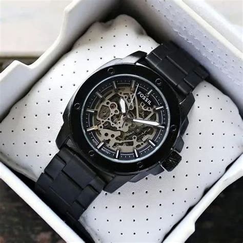 Fossil New Black Metal Automatic Watch – watchcraft