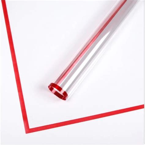 Transparent Bouquet Wrapping Sheets - Red (20 sheets) – Prismribbons