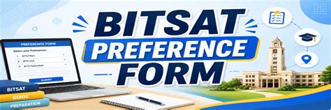 BITSAT Preference Form: Check How to Fill, Last Date