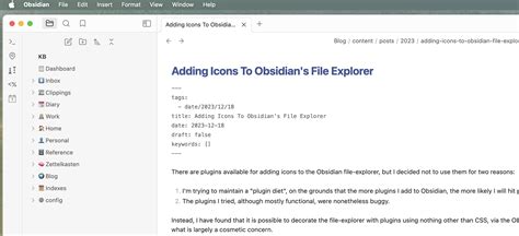 Image result for Obsidian Directory Structure Tutorial