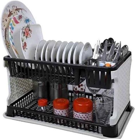 Shopixo Dish Drainer Kitchen Rack Plastic - Price History