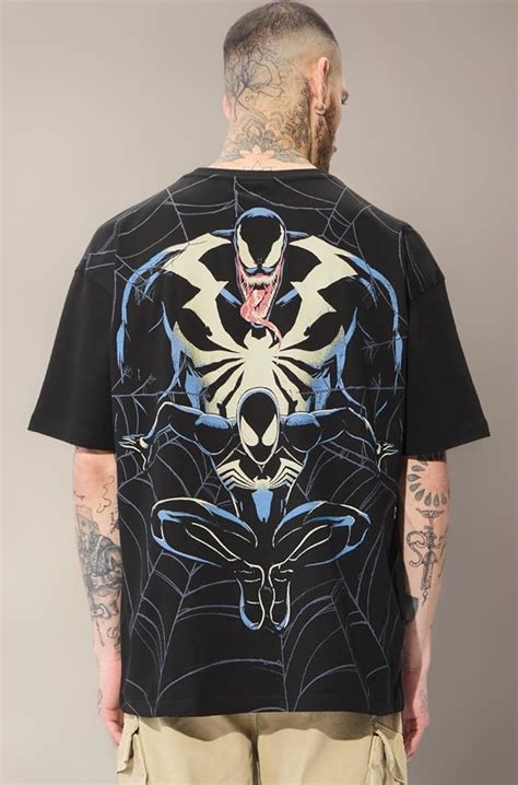 The Souled Store Marvel: Spider x Venom Men and Boys Short Sleeves ...