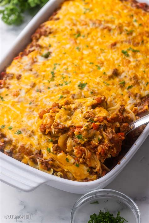 The BEST Ground Beef Casserole recipe - The Recipe Rebel