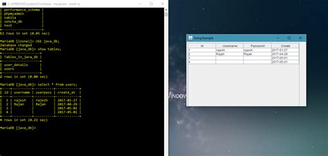Retrieving Data From Database in Java 的图像结果