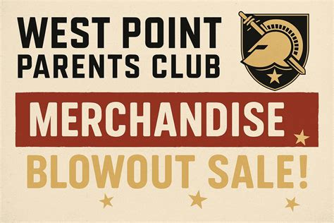 Merchandise Blowout Sale! – West Point