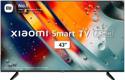 Mi X Series 108 cm (43 inch) Ultra HD (4K) LED Smart Android TV with ...