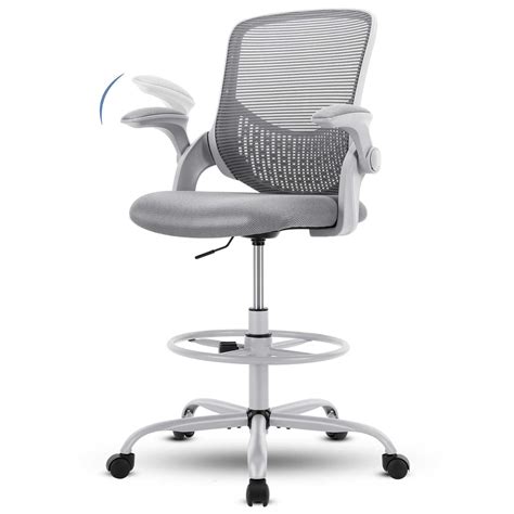 Jhk Drafting Chair Standing Desk Chair Tall Office Chair Standing ...