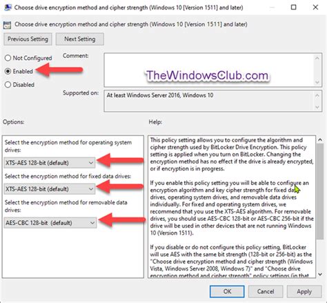 Image result for BitLocker Encryption Strength