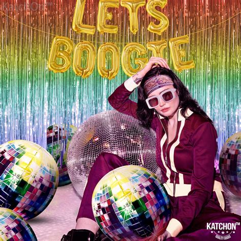 Buy KatchOn, Jumbo Disco Ball Balloons - 22 Inch, Pack of 6 | 70s Party ...