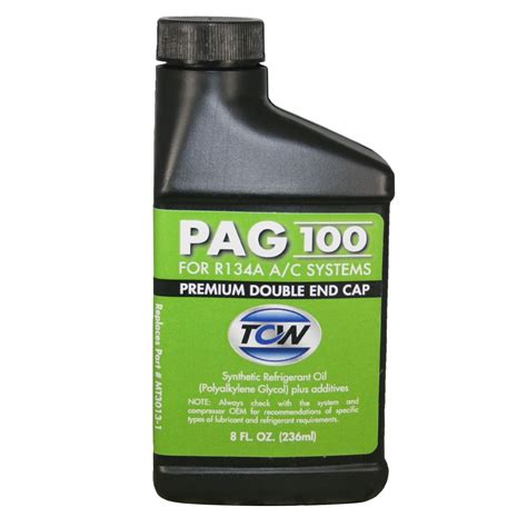TCW MT3013-1 PAG 100 Premium Double End Cap Compressor Oil, 8 oz ...