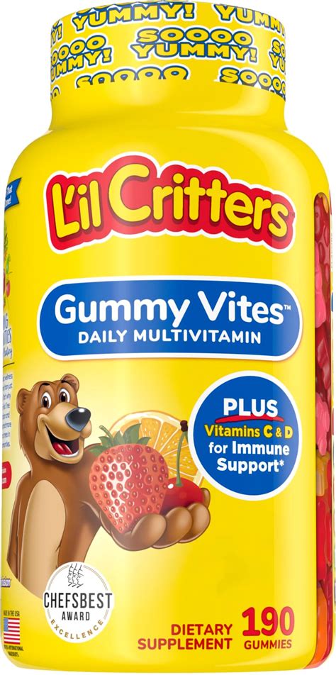 Amazon.com: L'il Critters Gummy Vites Daily Kids Multivitamins Assorted ...