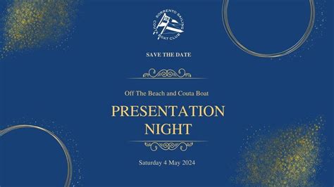 Presentation Night - OTB and Couta Boats, Sorrento Sailing Couta Boat ...